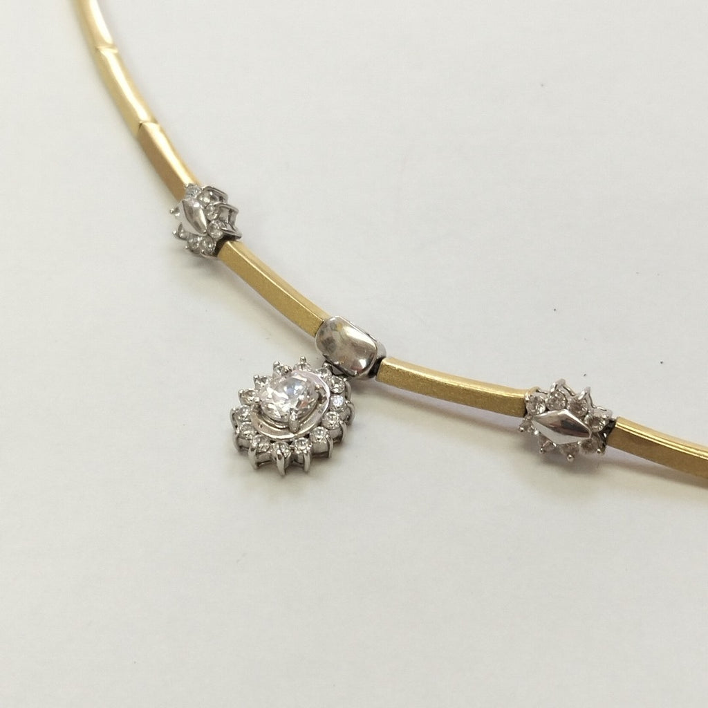 GARGANTILLA ORO, ORO COMBINADO 14 K 18.8 GRMS (SEMINUEVO)