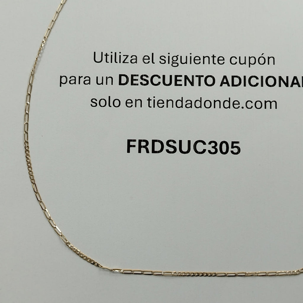 CADENA ORO 14 K 1.8 GRMS (SEMINUEVO)