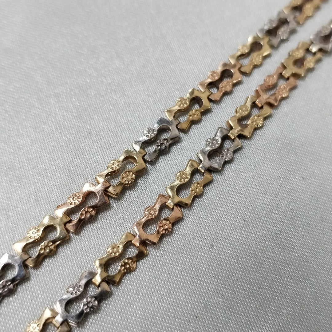 PULSERA ORO,ORO COMBINADO 10 K 2,50 GRMS (SEMINUEVO)