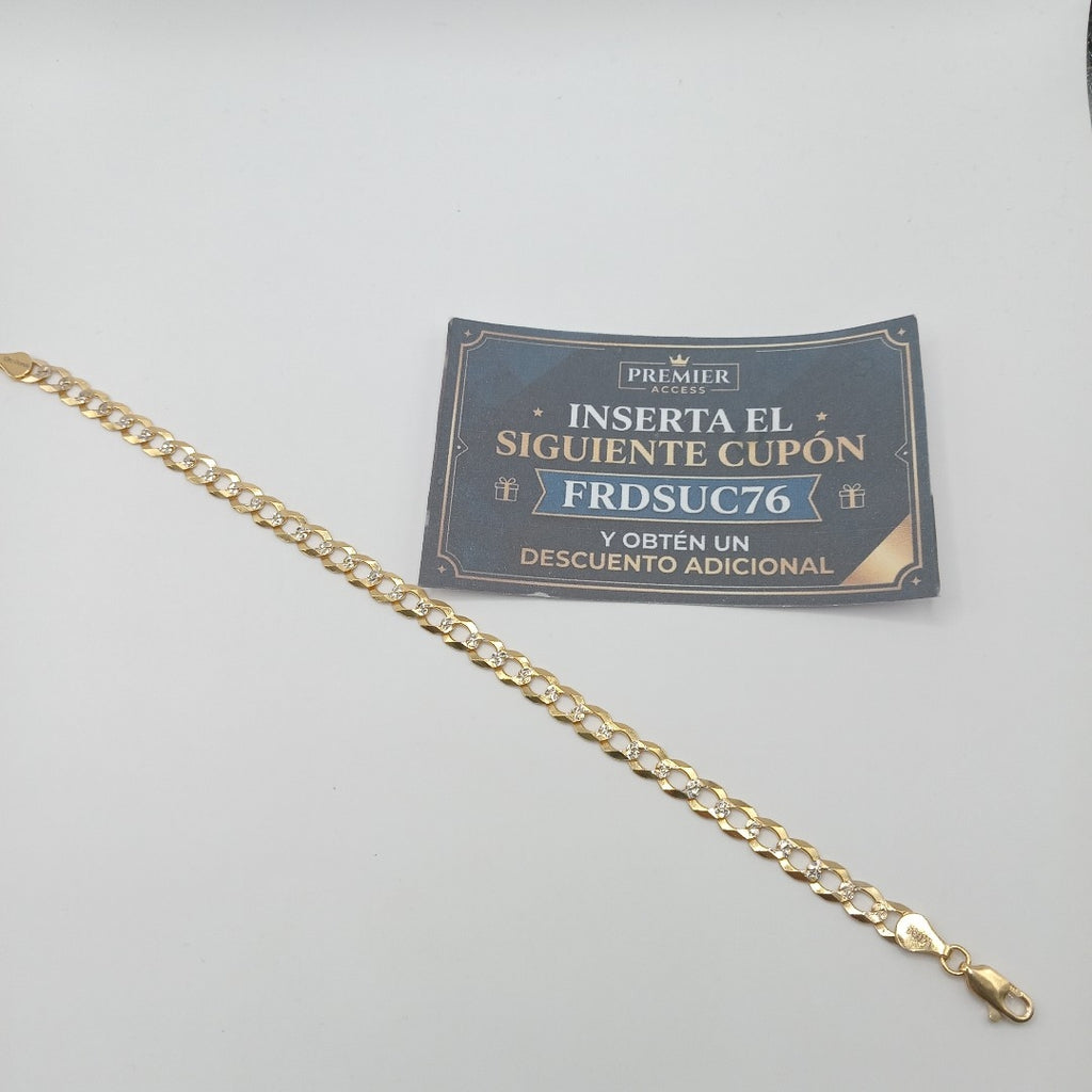 PULSERA BARBADA 14K 21 CM 6.4 GR (NUEVO)
