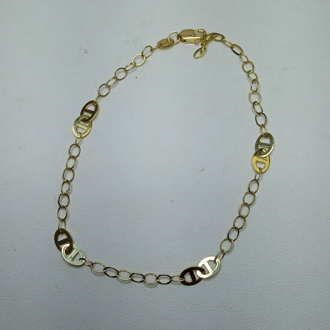 PULSERA ESPECIAL 14K 21 CM 1.8 GR (NUEVO)