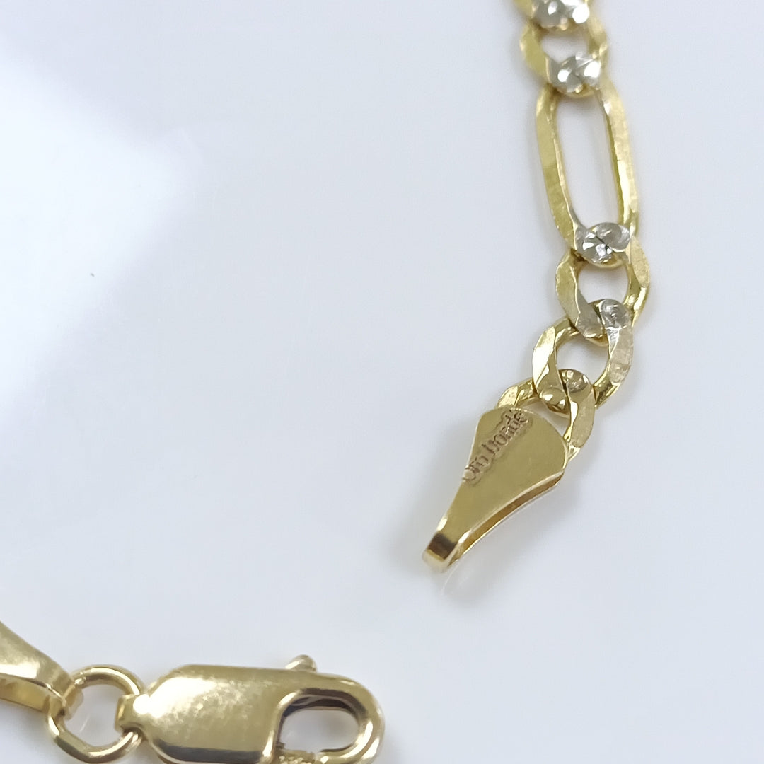 PULSERA 3X1 14K 18 CM 3.9 GR (NUEVO)