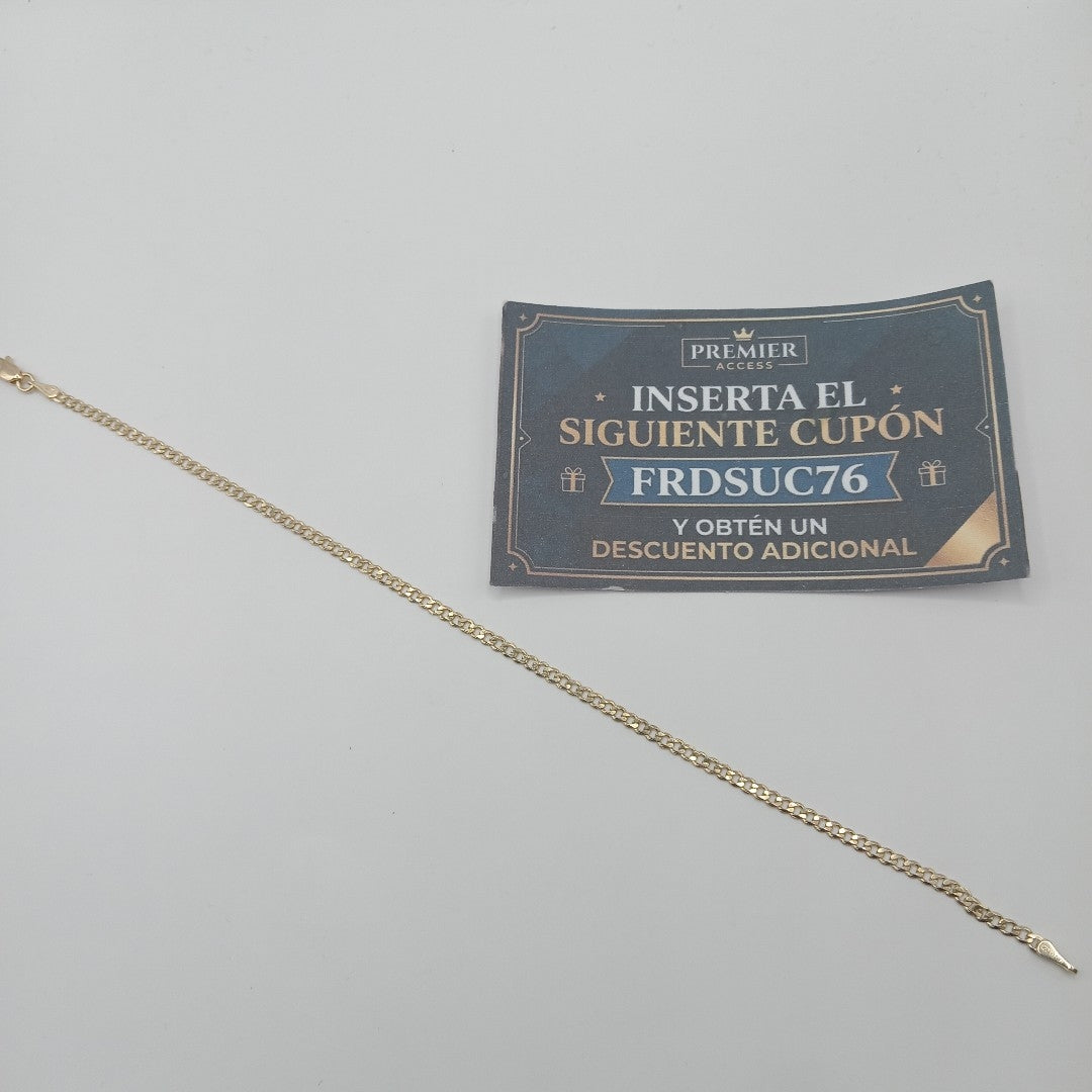 PULSERA BARBADA 14K 21 CM 2.3 GR (NUEVO)