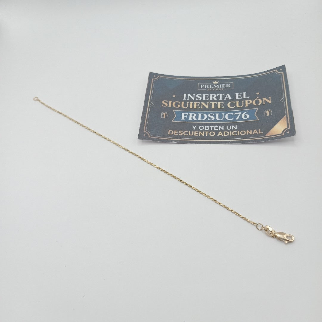 PULSERA TORZAL 14K 18 CM 1.3 GR (NUEVO)