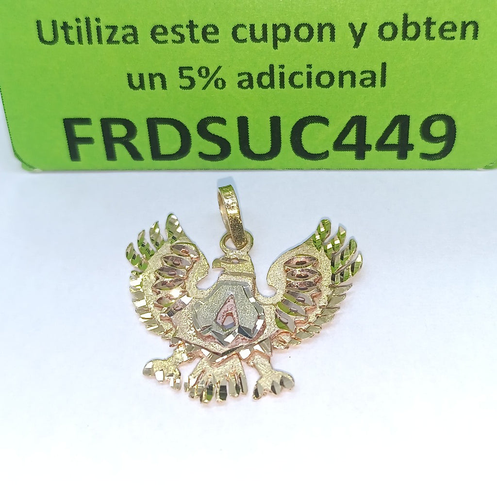 DIJE ORO,ORO COMBINADO 14 K 3,40 GRMS (SEMINUEVO)