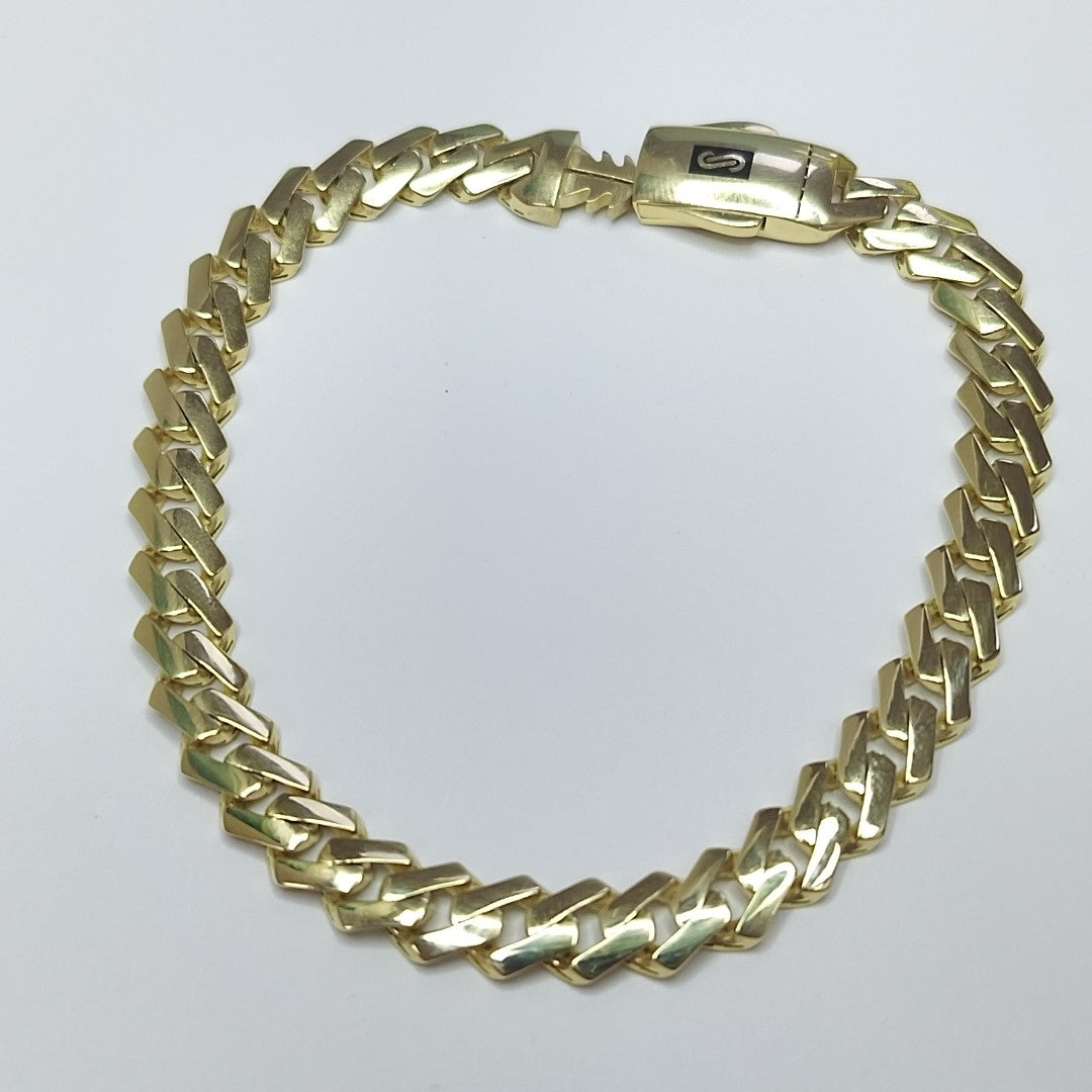 PULSERA MONACO ORO 10K 6.7 (NUEVO)