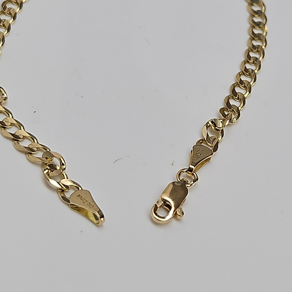 PULSERA BARBADA 14K 21 CM 5 GR (NUEVO)