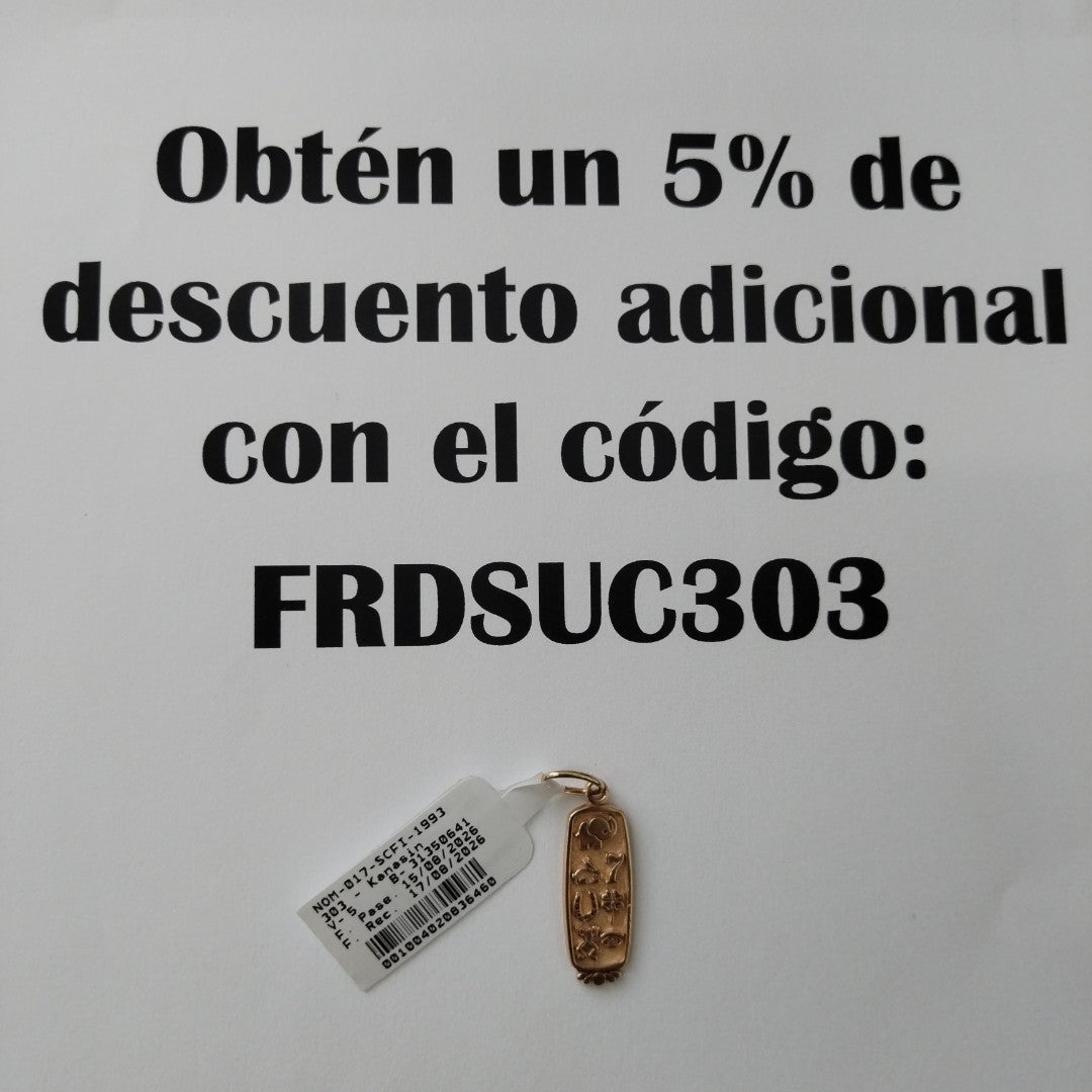 DIJE ORO 14 K 3 GRMS (SEMINUEVO)