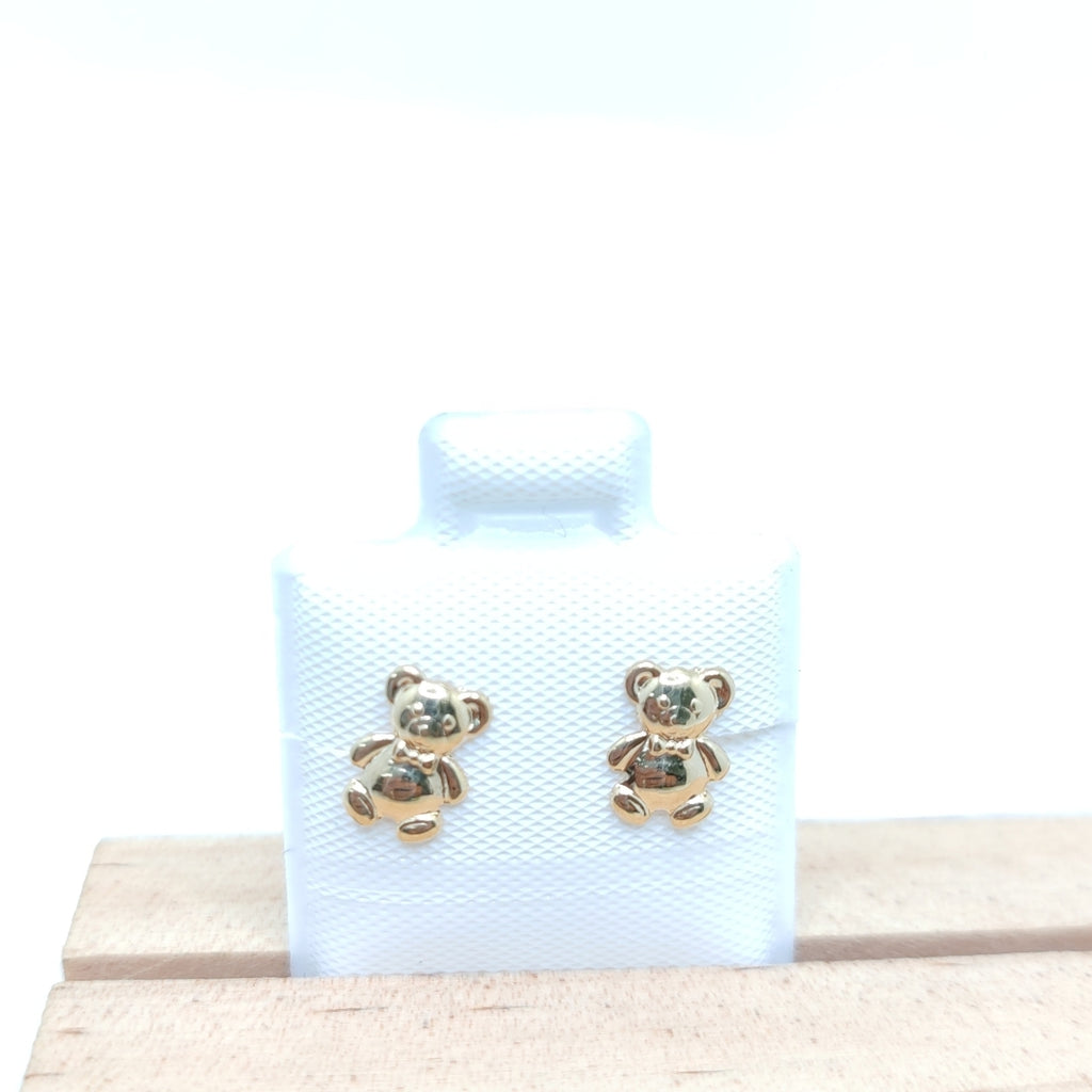 BROQUELES BROQUEL FIG OSO 14K 0.2592 GR (NUEVO)