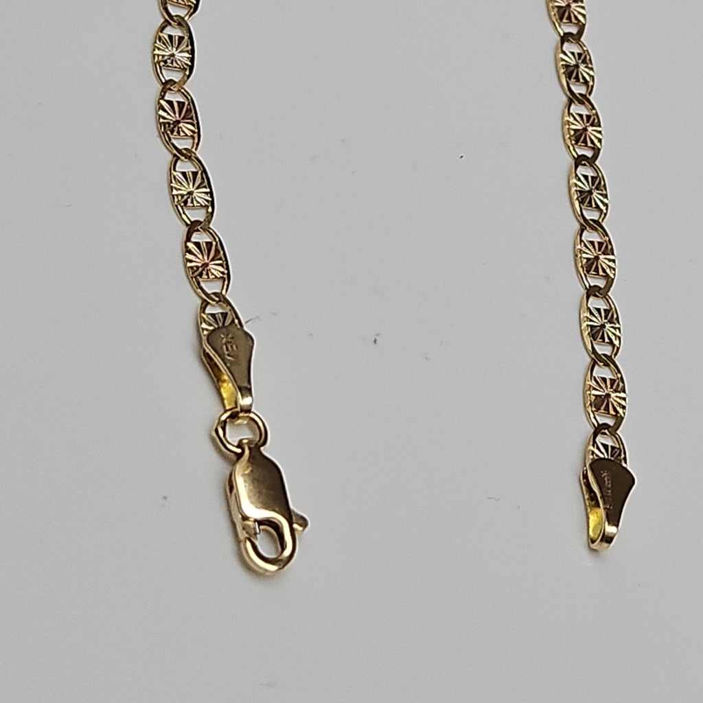 PULSERA GUCHI 14K 18 CM 3.1 GR (NUEVO)