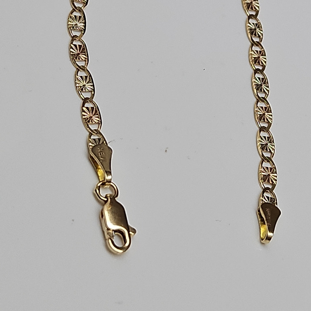 PULSERA GUCHI 14K 18 CM 3.1 GR (NUEVO)
