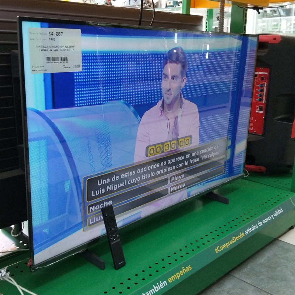 PANTALLA SAMSUNG UN43U8200HF (2026) 43" LED 4K (SEMINUEVO)