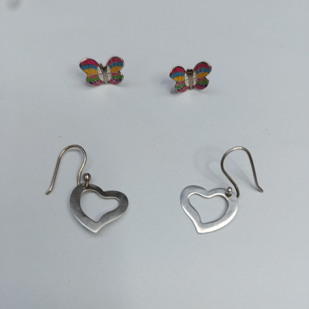 ARETES PAR PLATA 3,00 GRMS (SEMINUEVO)
