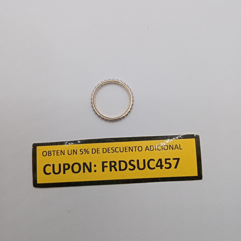 ANILLO ANILLITO CHURUMBELA C CIRCONIAS 14K 6.5 TALLA 1.9 GR (NUEVO)
