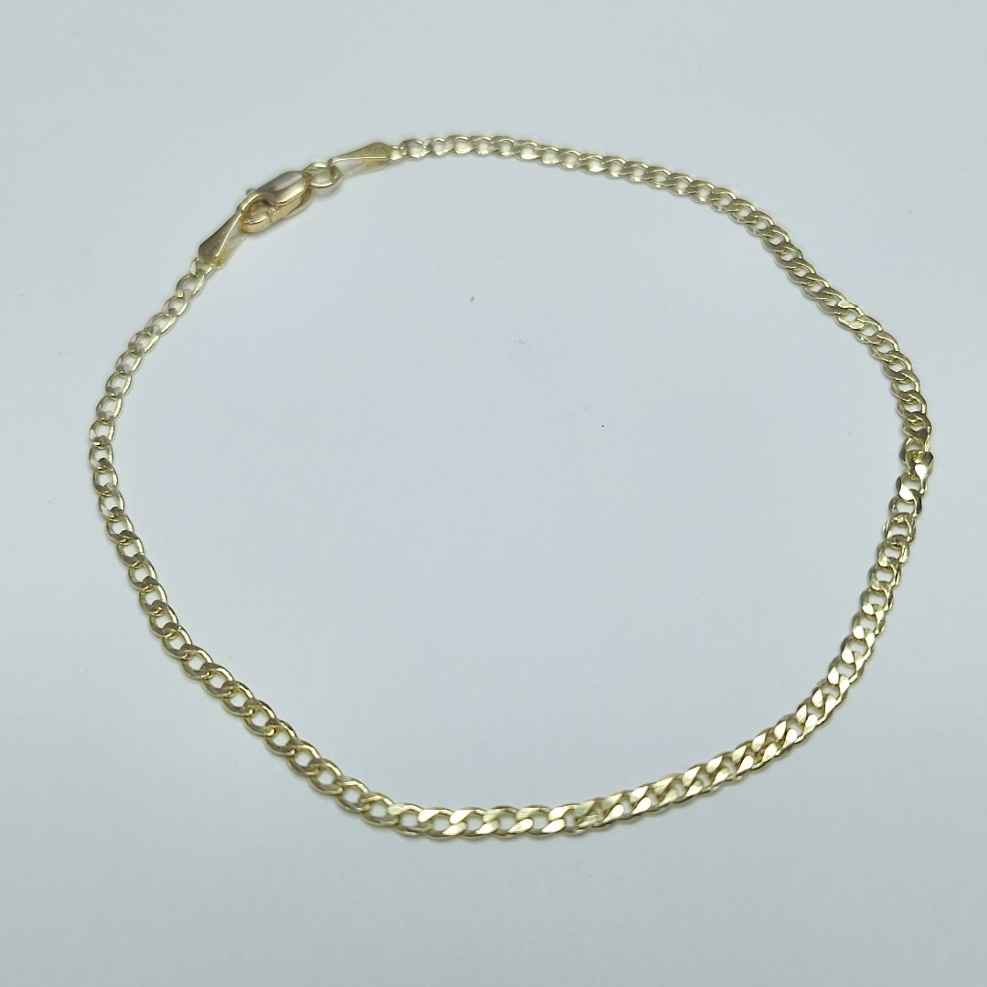PULSERA BARBADA 14K 21 CM 2.3 GR (NUEVO)