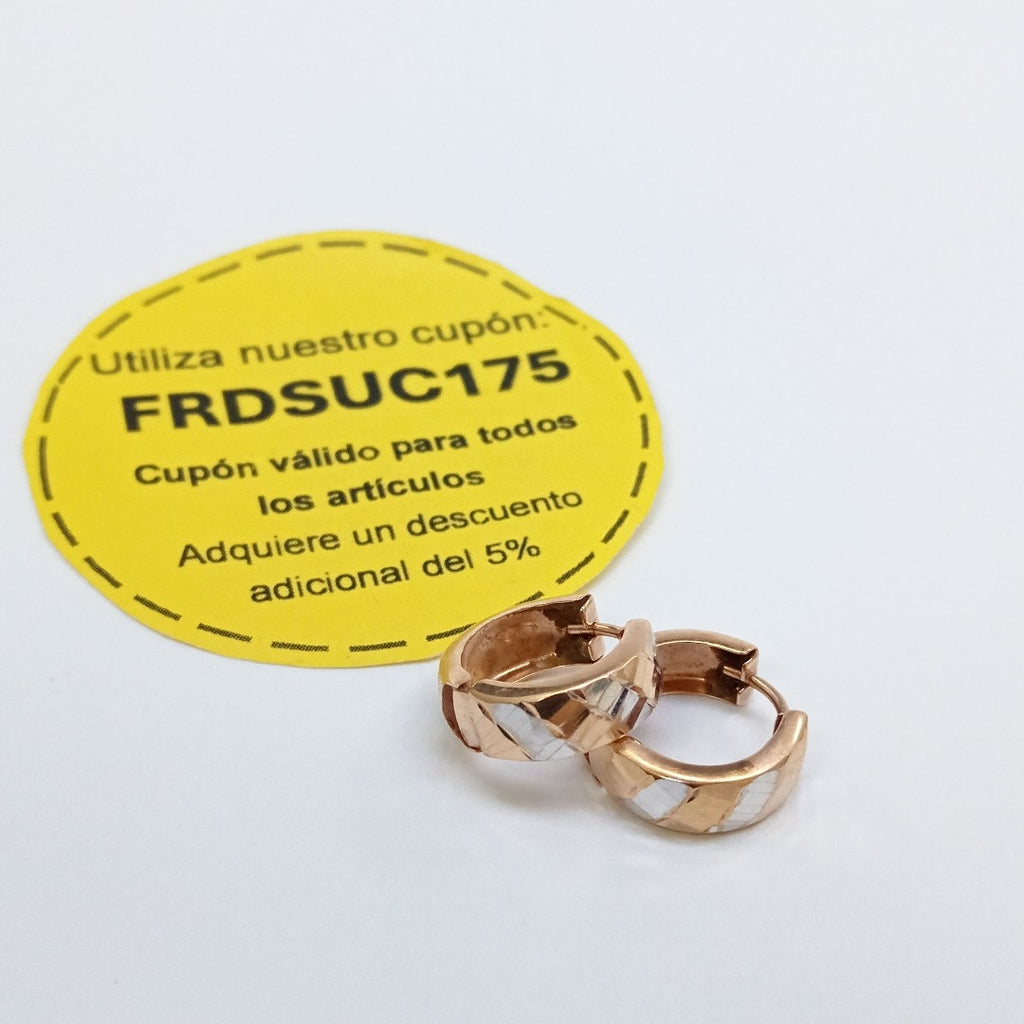 ARRACADAS PAR ORO 14 K 1.9 GRMS (SEMINUEVO)