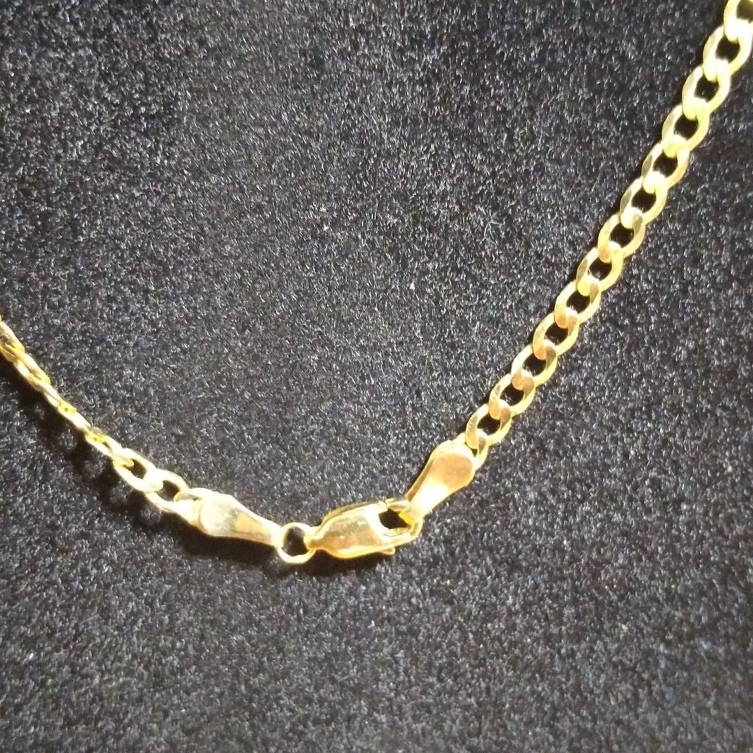CADENA TEJIDO BARBADA 14K 60 CM 8.9 GR (NUEVO)