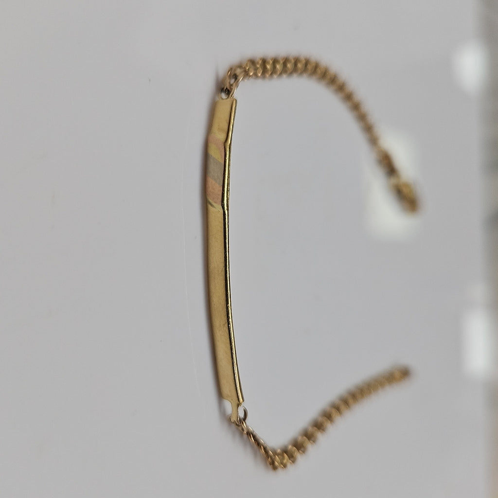 ESCLAVA ORO COMBINADO 14 K 4,50 GRMS (SEMINUEVO)