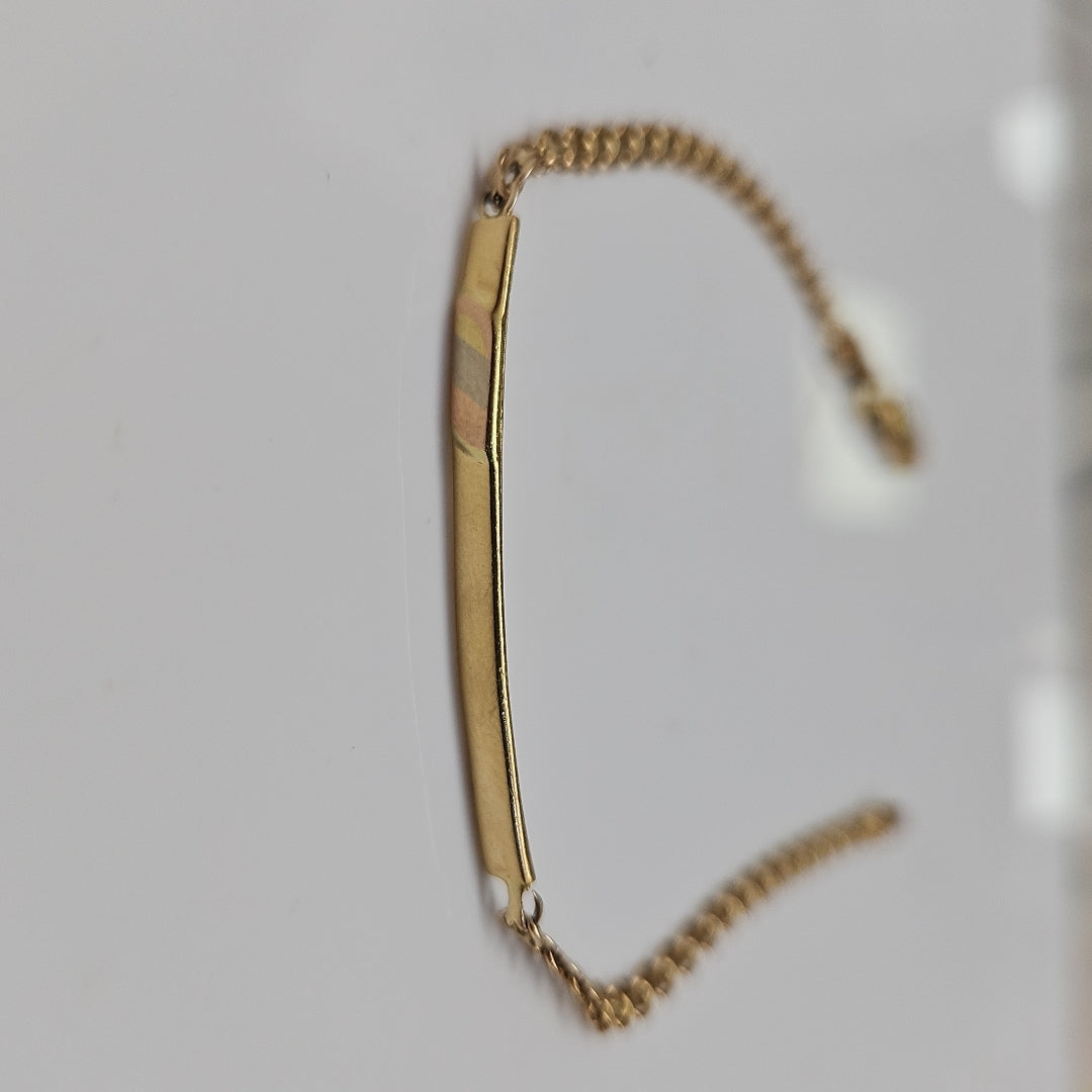 ESCLAVA ORO COMBINADO 14 K 4,50 GRMS (SEMINUEVO)