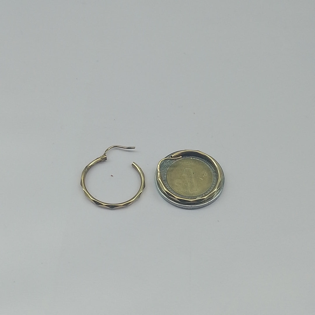 ARRACADAS PAR ORO 10 K 1,30 GRMS (SEMINUEVO)