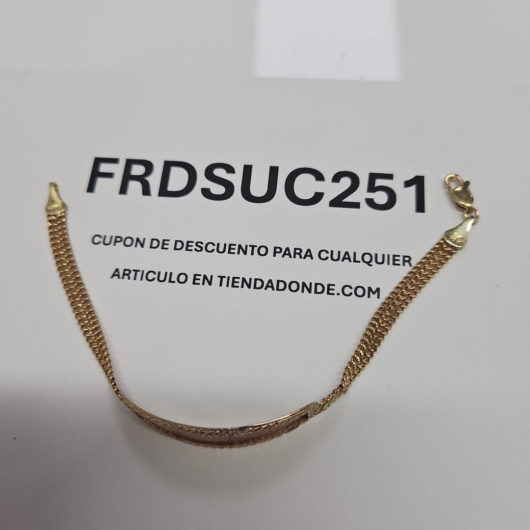 ESCLAVA ORO 10 K 9.5 GRMS (SEMINUEVO)