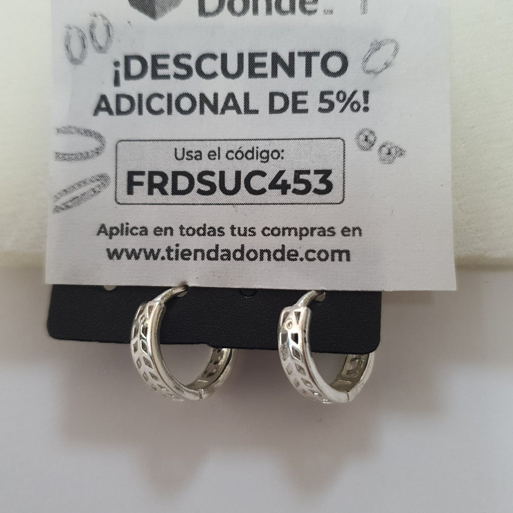 ARRACADAS PLATA .925 2.5 GR (NUEVO)