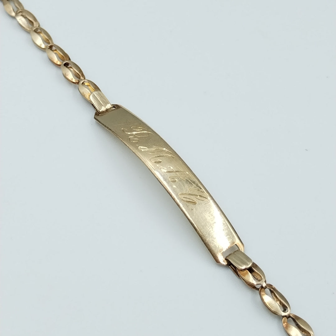 ESCLAVA ORO 14 K 4.1 GRMS (SEMINUEVO)