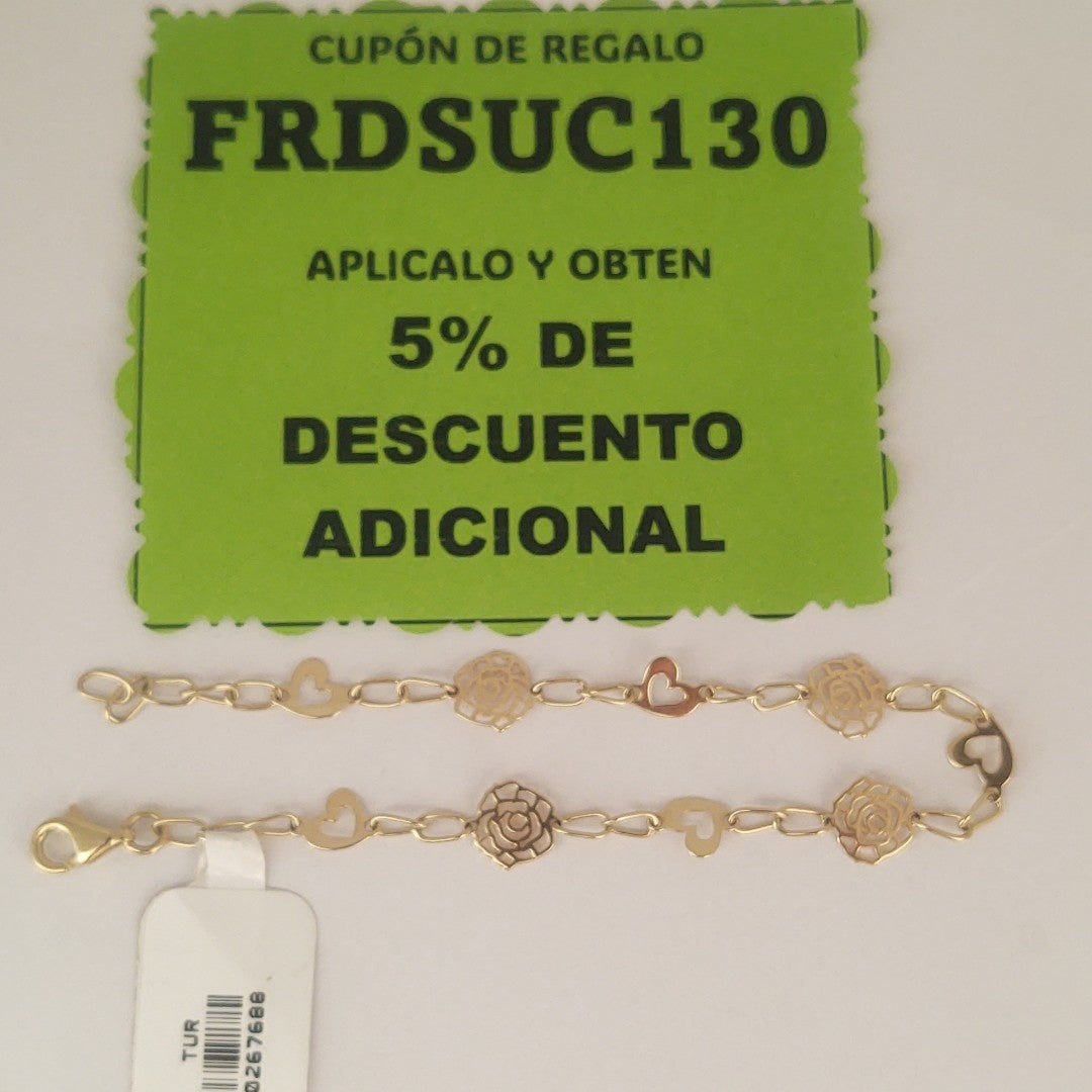 PULSERAS DAMA ORO 14K 2.6 (NUEVO)