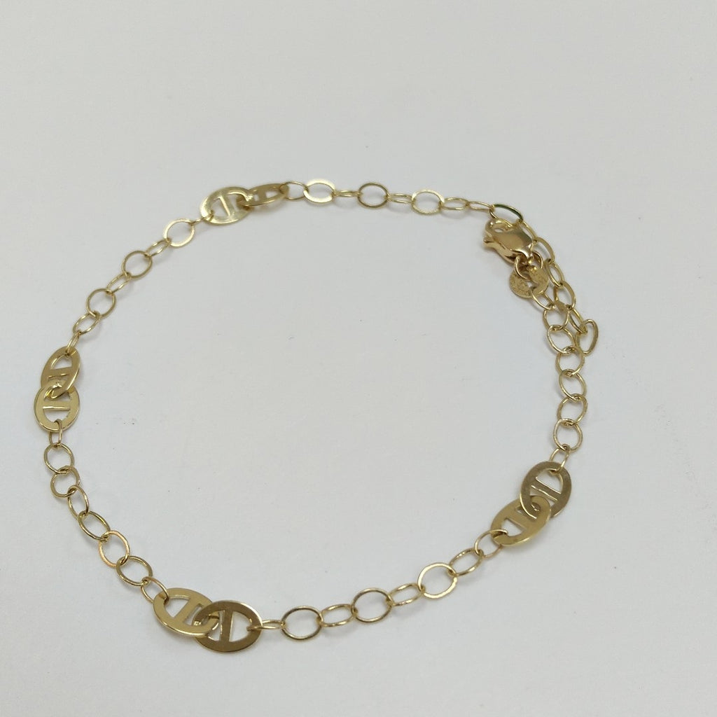 PULSERA ESPECIAL 14K 21 CM 1.9 GR (NUEVO)