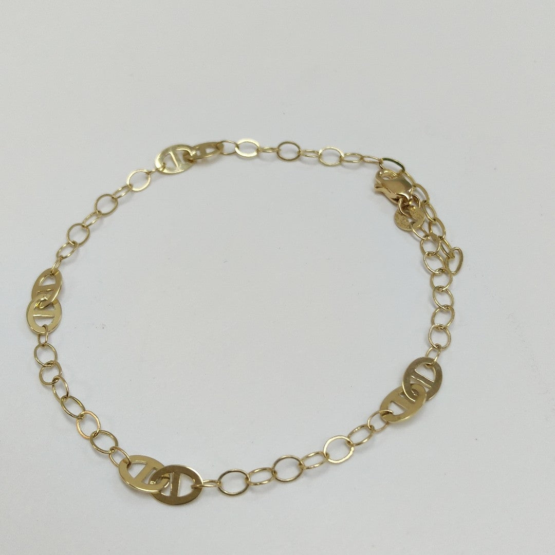 PULSERA ESPECIAL 14K 21 CM 1.9 GR (NUEVO)