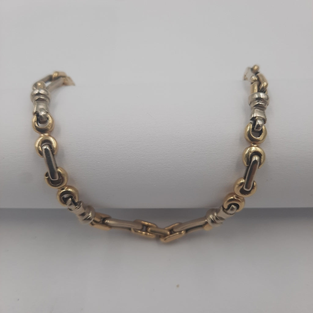 PULSERA ORO, RODIADO 14 K 9.4 GRMS (SEMINUEVO)
