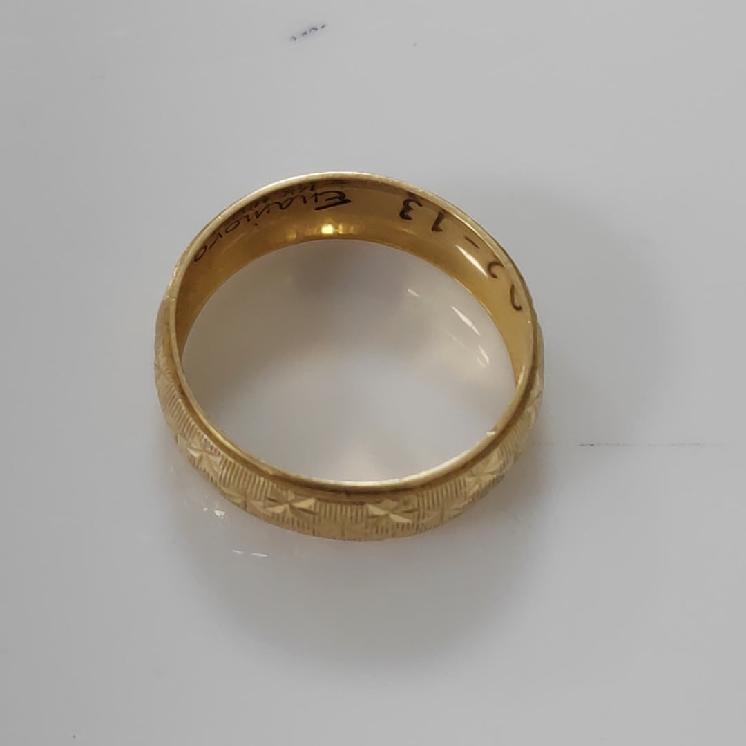 ARGOLLA ORO 14 K 1.7 GRMS (SEMINUEVO)