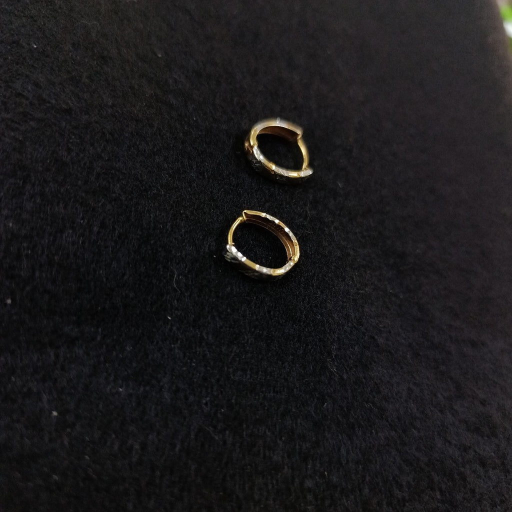 ARRACADAS PAR ORO COMBINADO 14 K 1,00 GRMS (SEMINUEVO)