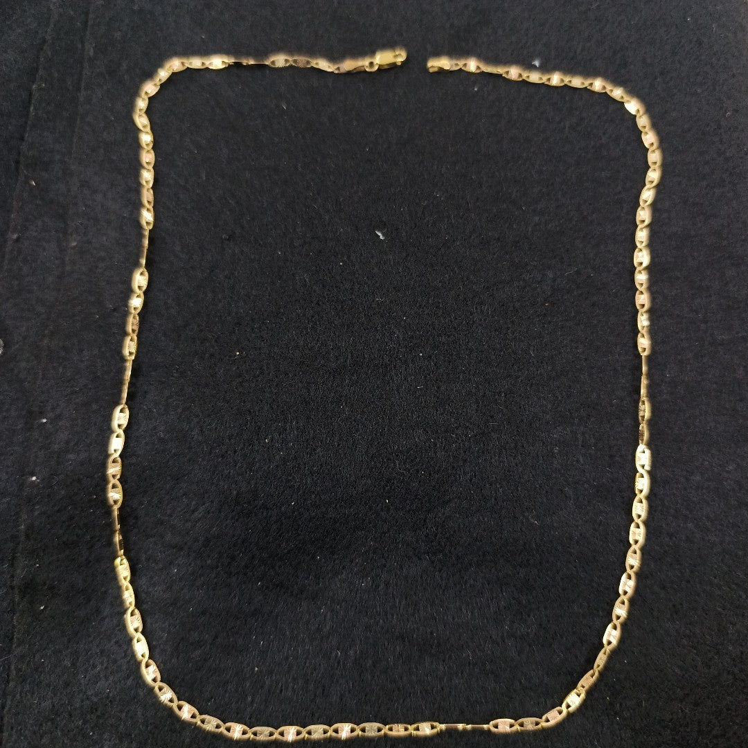 CADENA ORO COMBINADO 10 K 3.5 GRMS (SEMINUEVO)