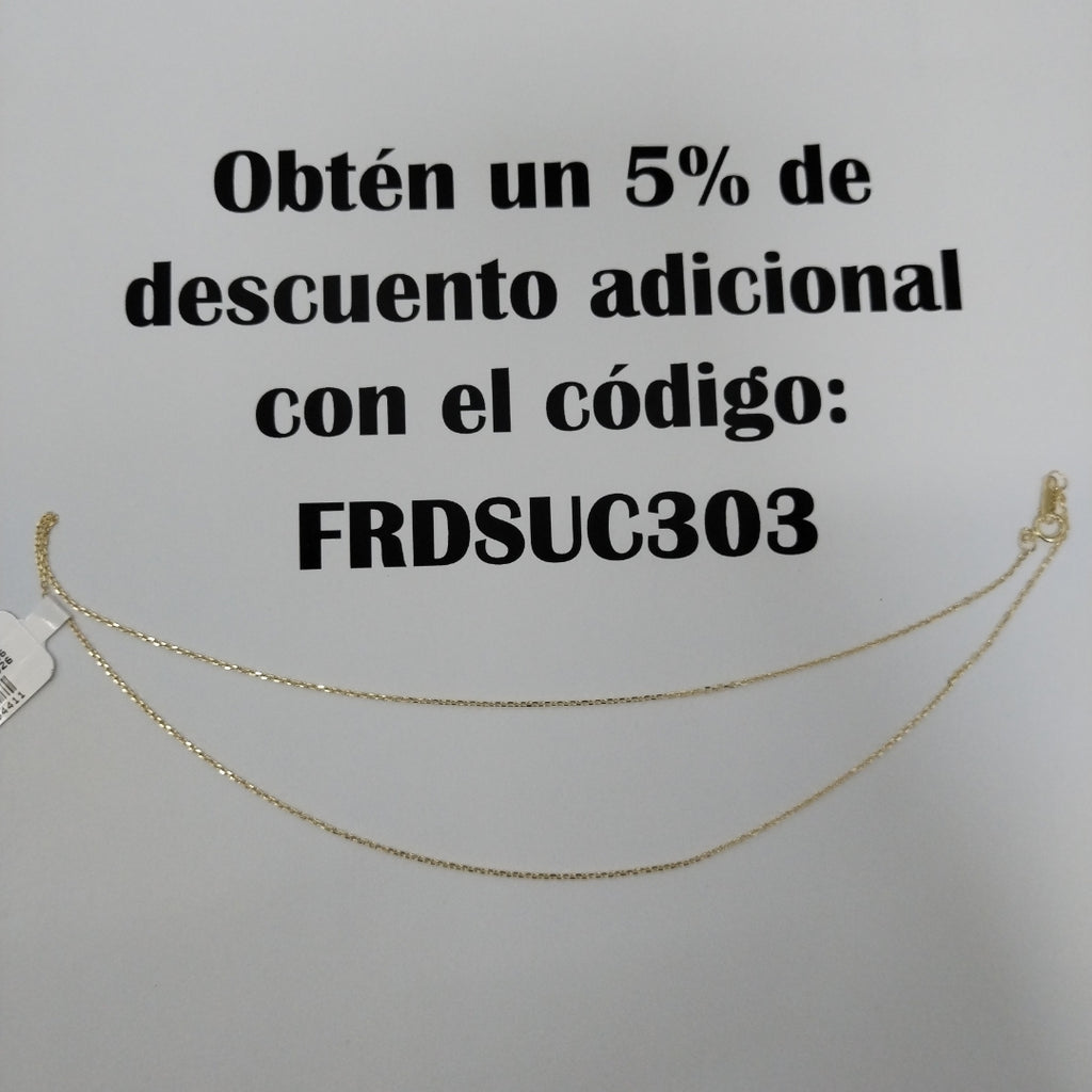 CADENA ORO 14 K 1.6 GRMS (SEMINUEVO)