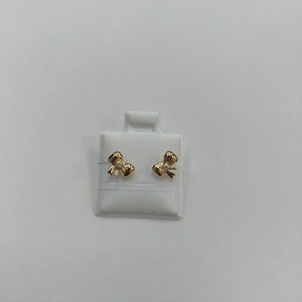 BROQUELES BROQUEL FIG MOÑO C CIRCONIA 14K 0.2441 GR (NUEVO)