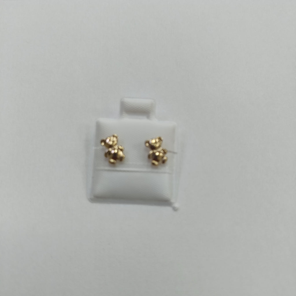 BROQUELES BROQUEL FIG OSO 14K 0.2592 GR (NUEVO)