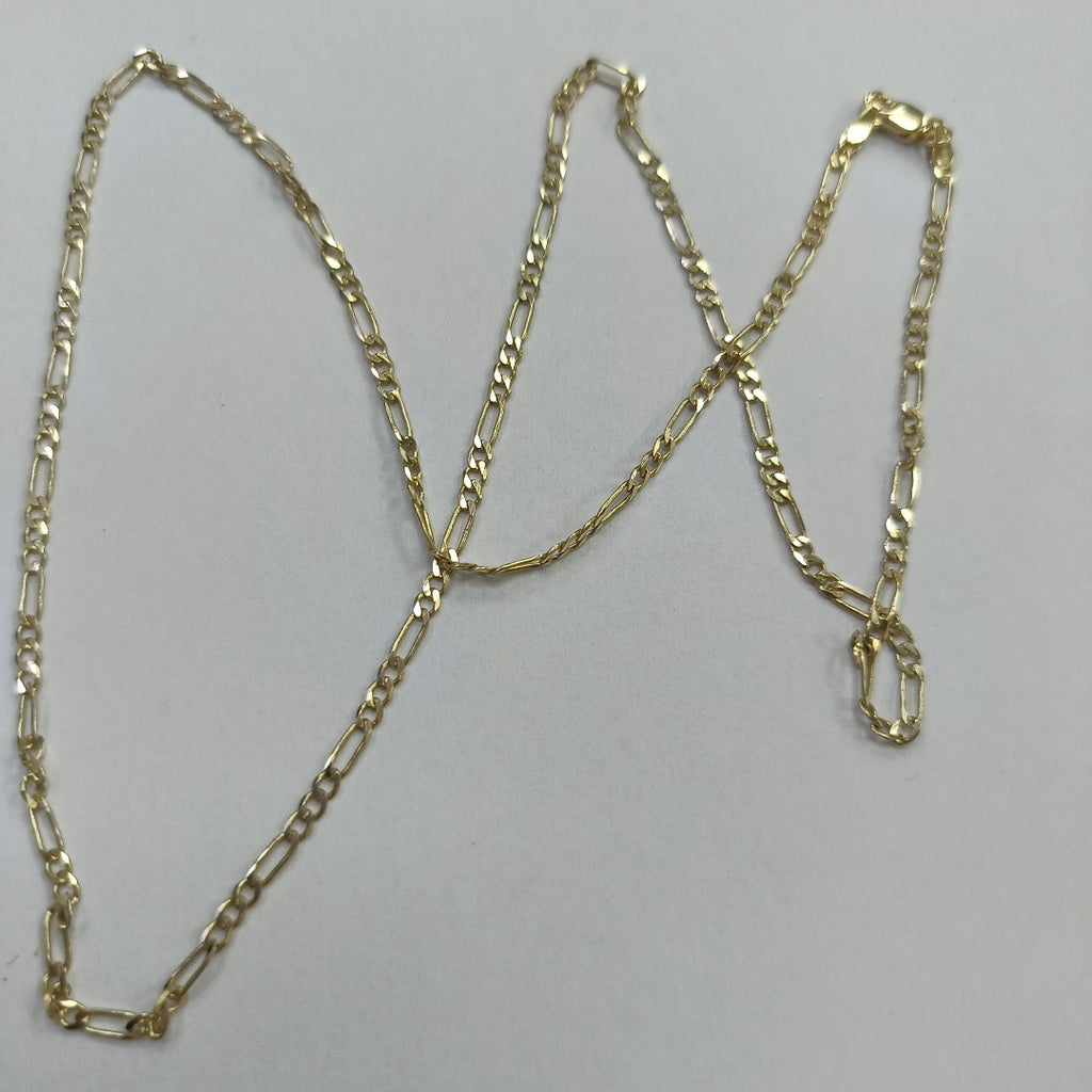 CADENA TEJIDO 3X1 14K 55 CM 5.2 GR (NUEVO)