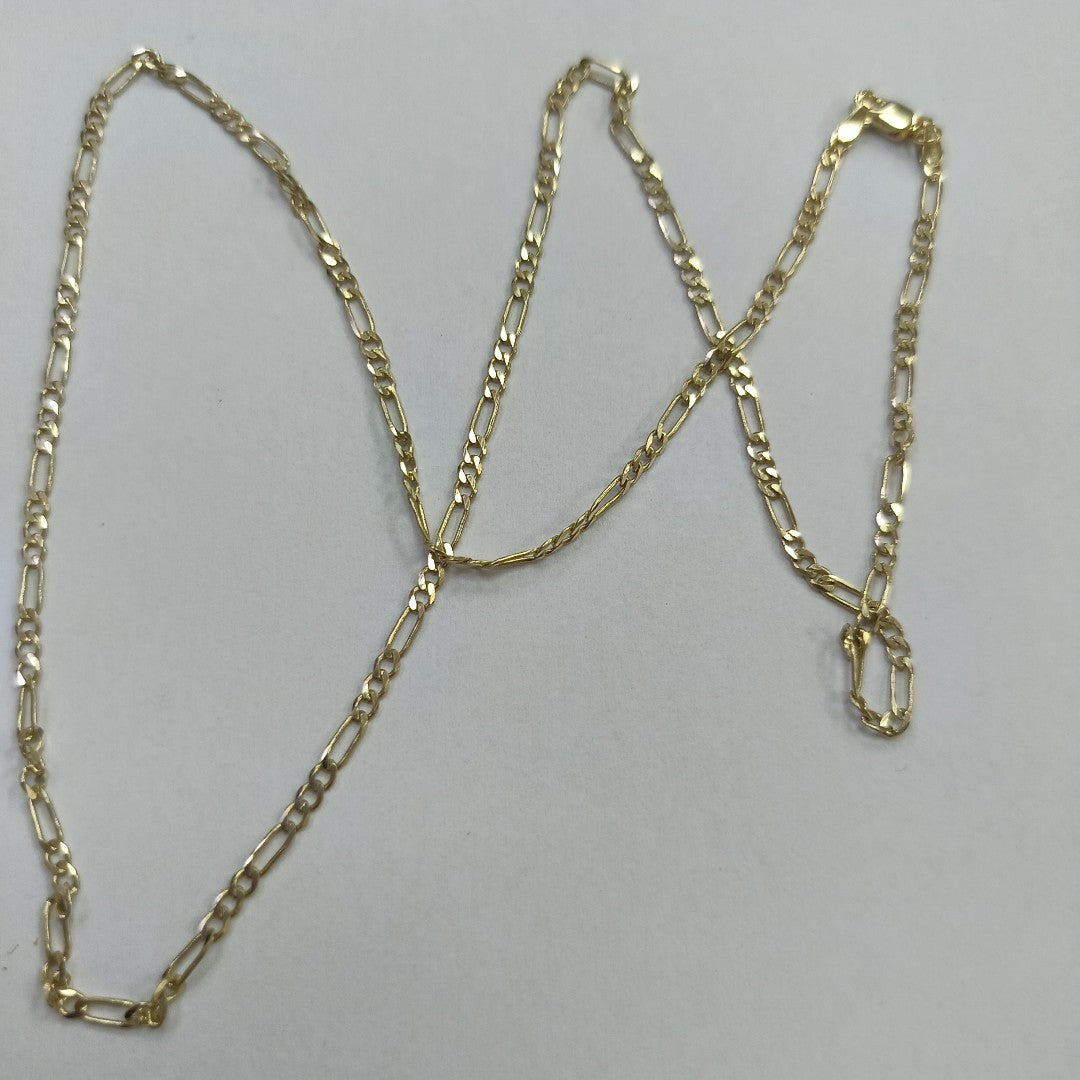 CADENA TEJIDO 3X1 14K 55 CM 5.2 GR (NUEVO)