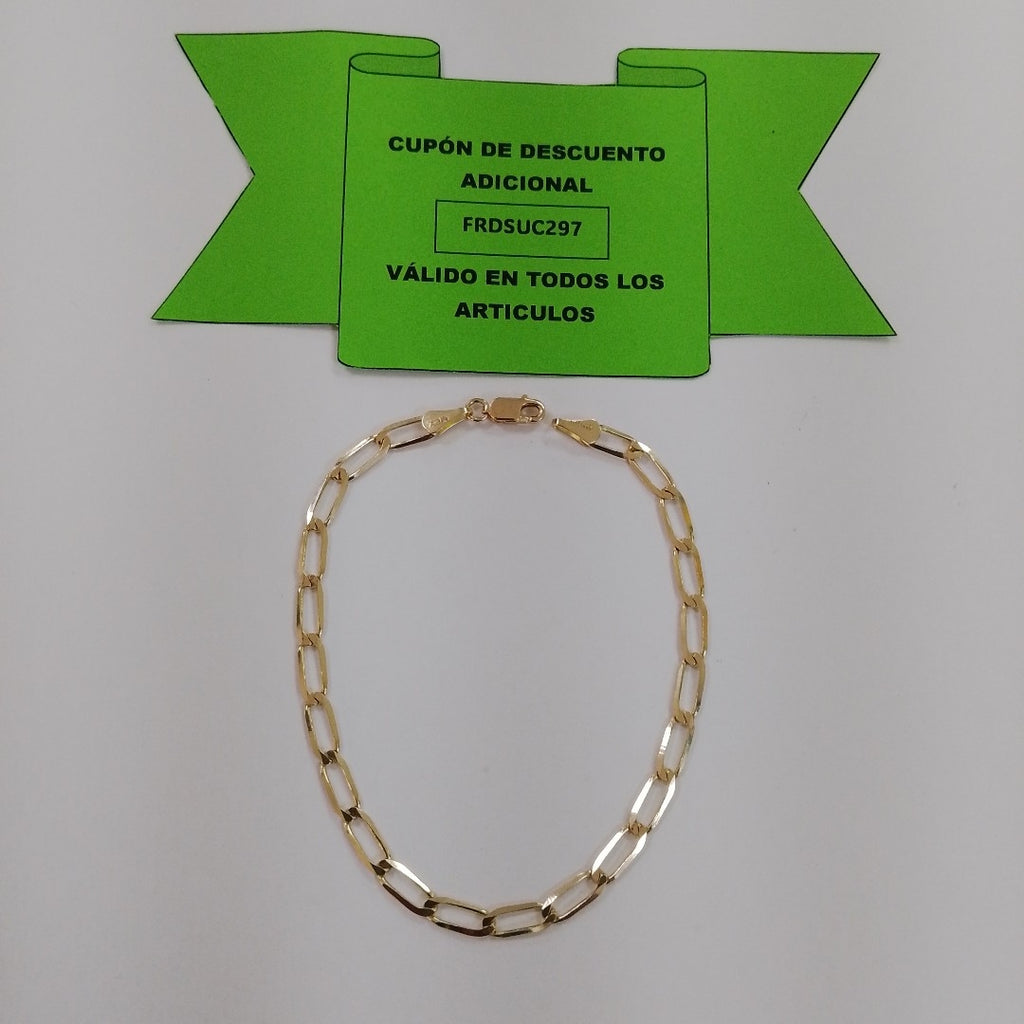 PULSERA ESLABON 14K 21 CM 4.3 GR (NUEVO)