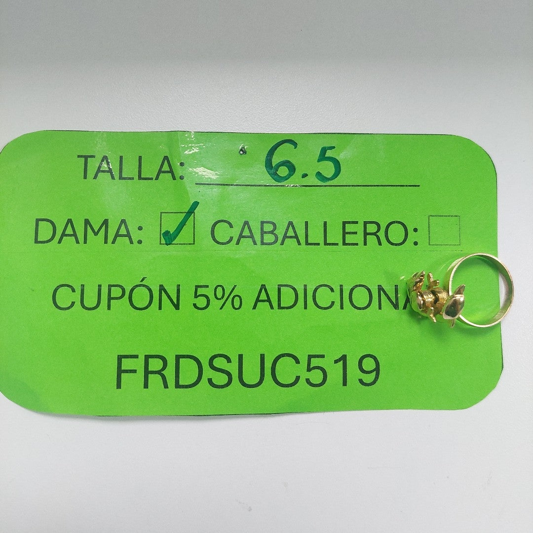 ANILLO ORO 10 K 3,50 GRMS (SEMINUEVO)