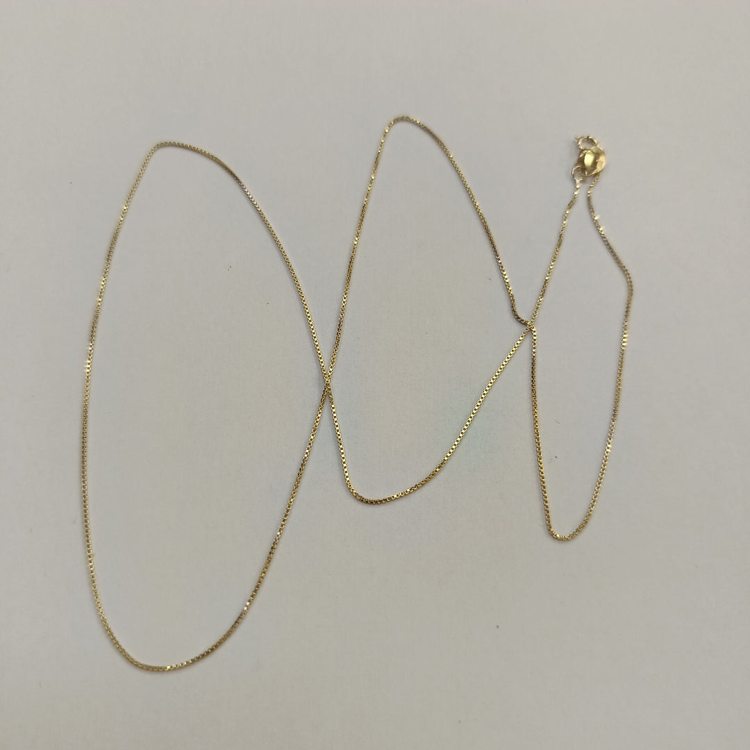 CADENA VENECIANO 14K 55 CM 1.7 GR (NUEVO)