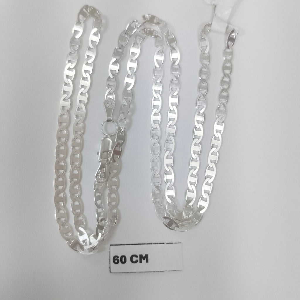 CADENA TEJIDO GUCHI PLATA .925 60 CM 9.1 GR (NUEVO)