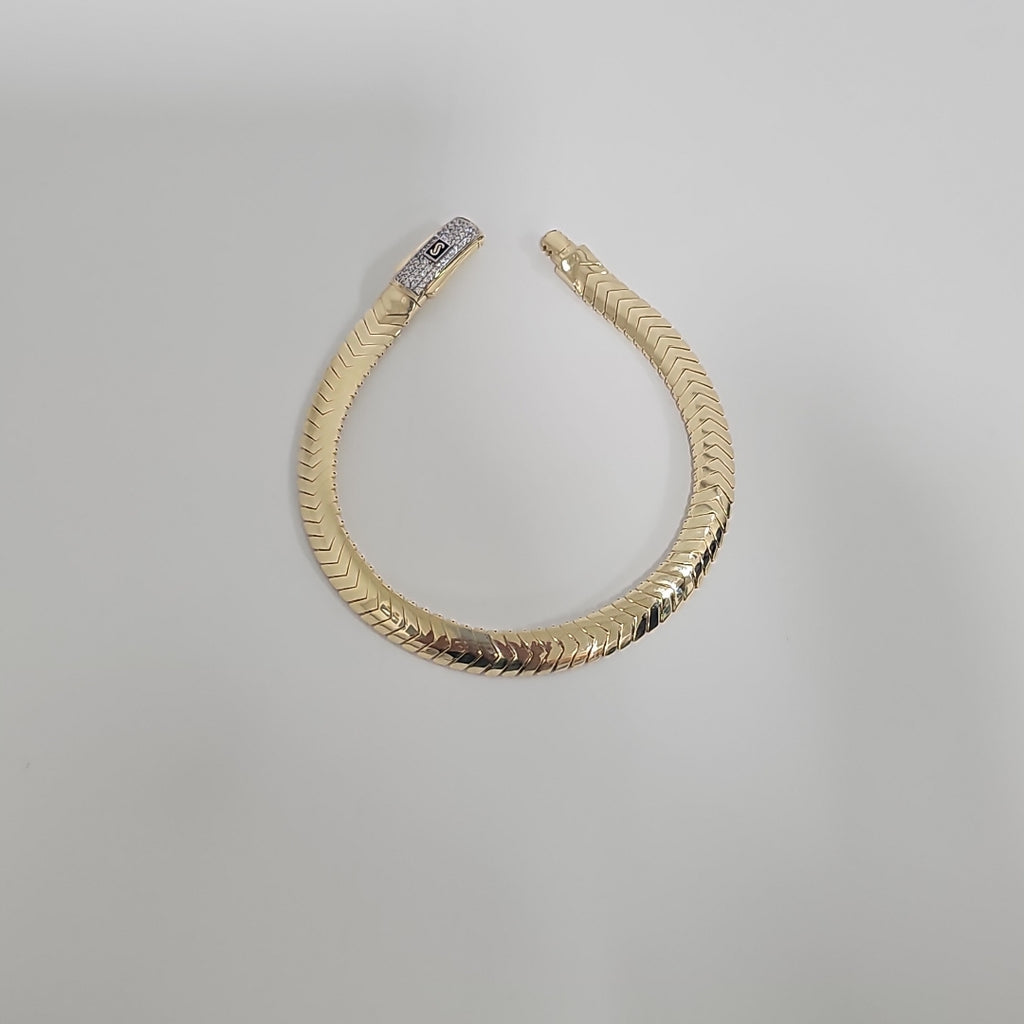 PULSERA MONACO ORO 10K 6.1 (NUEVO)