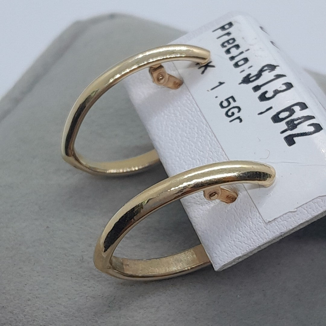ARRACADAS ORO 14K 1.5 (NUEVO)
