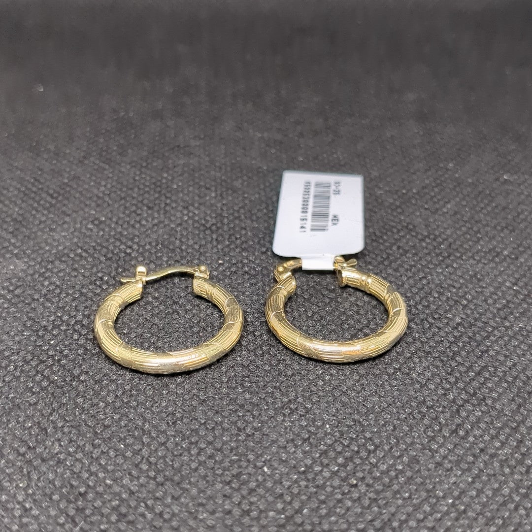 ARETES ARRACADAS 14K 2.6 GR (NUEVO)