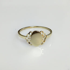 ANILLOS ANILLITO 10K TALLA 7 1 GR (NUEVO)