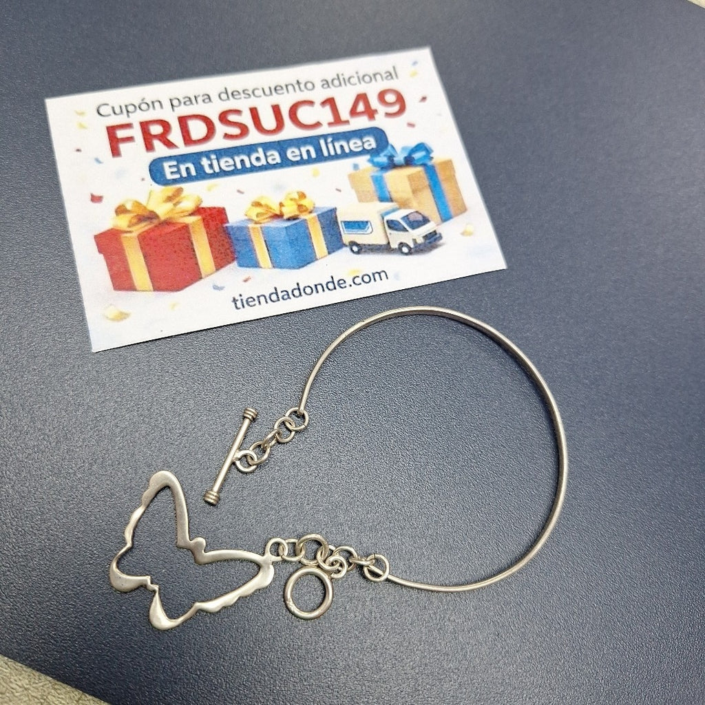 PULSERA RIGIDA PLATA 8.6 GRMS (SEMINUEVO)