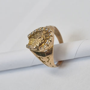 ANILLO ORO 10 K 5.7 GRMS (SEMINUEVO)