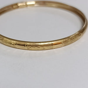 PULSERA RIGIDA ORO 10 K 5 GRMS (SEMINUEVO)